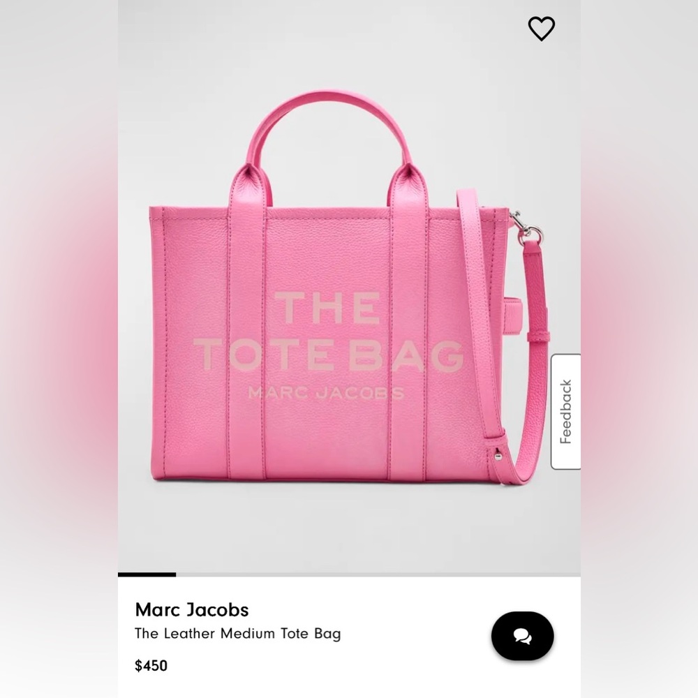 Marc Jacobs The Tote Petal Pink 2024 *Medium*